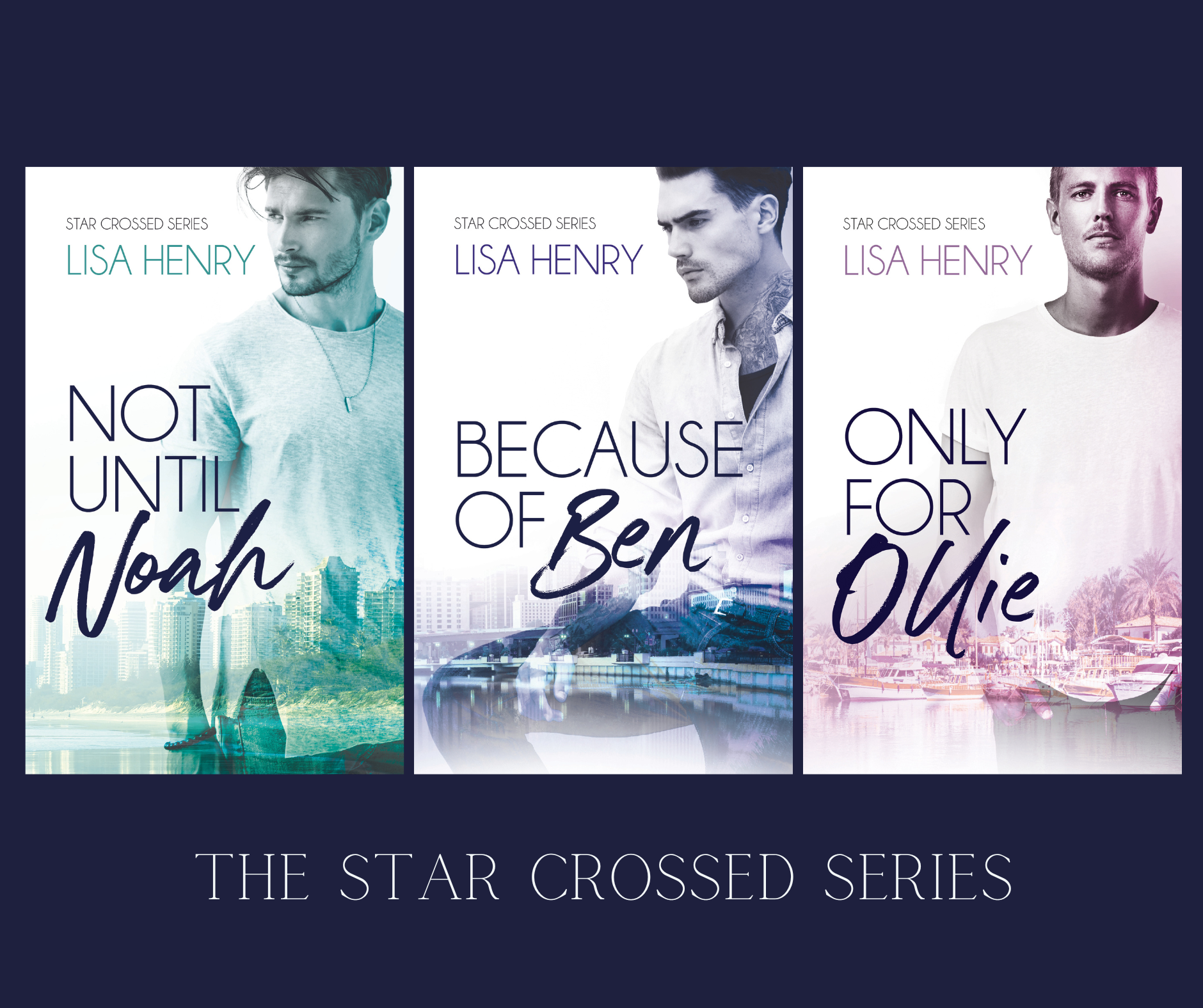 Covers of Star Crossed series. 